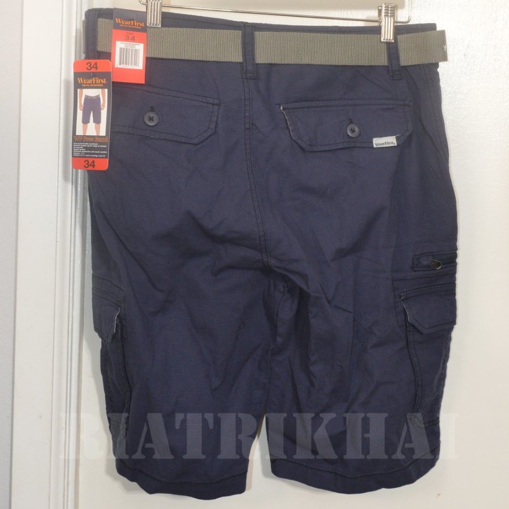 Wearfirst Men’s shorts Navy - Picture 7 of 7